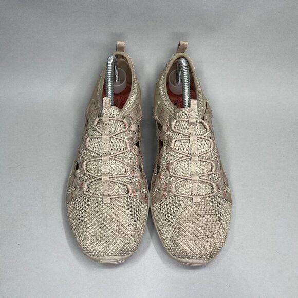 Skechers Reggae Fest 2.0 Sandals Women's Size 9.5 Tan Relaxed Fit Slip On Shoes - Picture 3 of 10